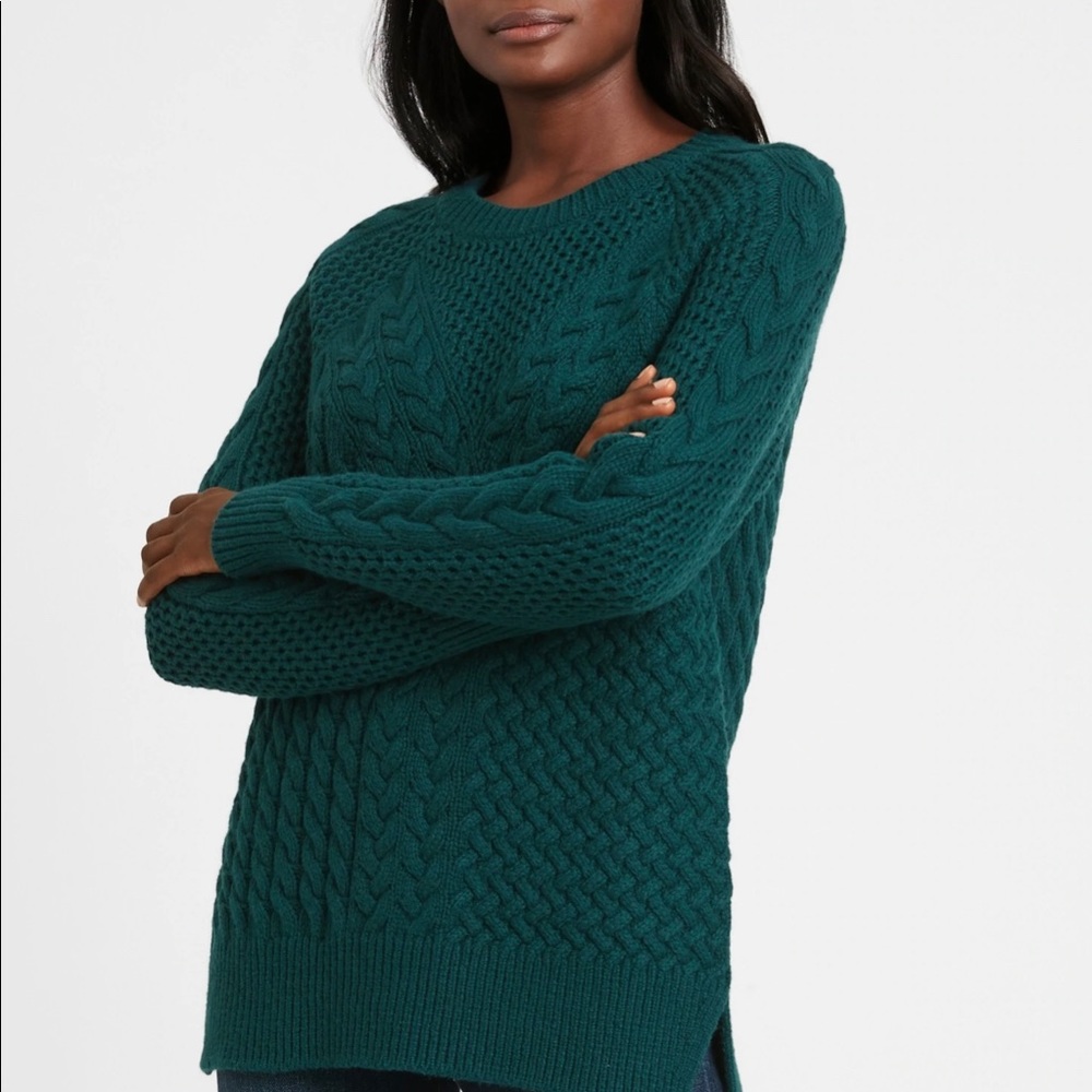 Banana Republic Cable knit sweater tunic